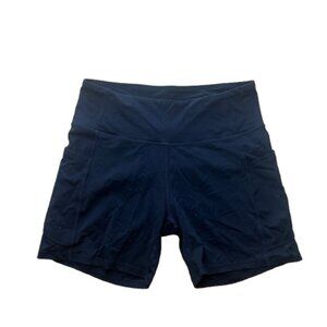 Unbranded Womens Spandex Bike Shorts with Pockets Black size Large